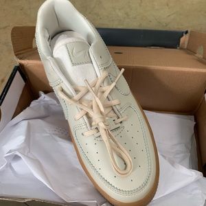 Nike Air Force 1  AF1  sage low  tennis shoe